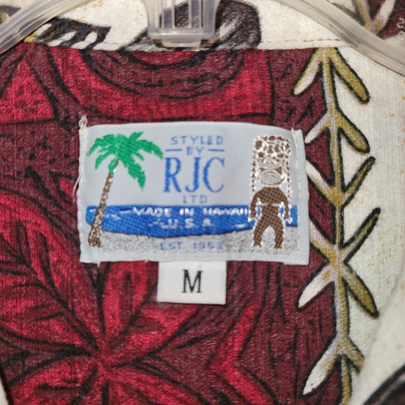 RJC Limited Mens Tropical Camp Hawaiian Button Up - Picture 3 of 7
